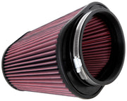 K&N Universal Clamp-On Air Filter 7in x 5-3/16in Flange 10in x 6-1/4in B 6-3/4in x 4-1/2in T 8in H