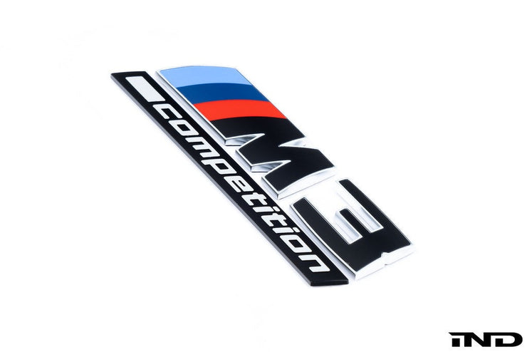 IND BMW G80 M3 LCI Competition Black Trunk Emblem