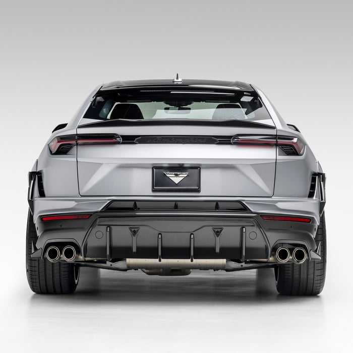 Vorsteiner Performante Edizione Aero Rear Diffuser Carbon Fiber PP 2x2 Glossy For Lamborghini Urus