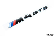IND F82 M4 GTS Painted Trunk Emblem (Gloss Black)
