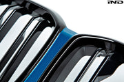 IND F87 M2 Competition Shadowline Front Grille with Painted Center Trim (Gloss Black)