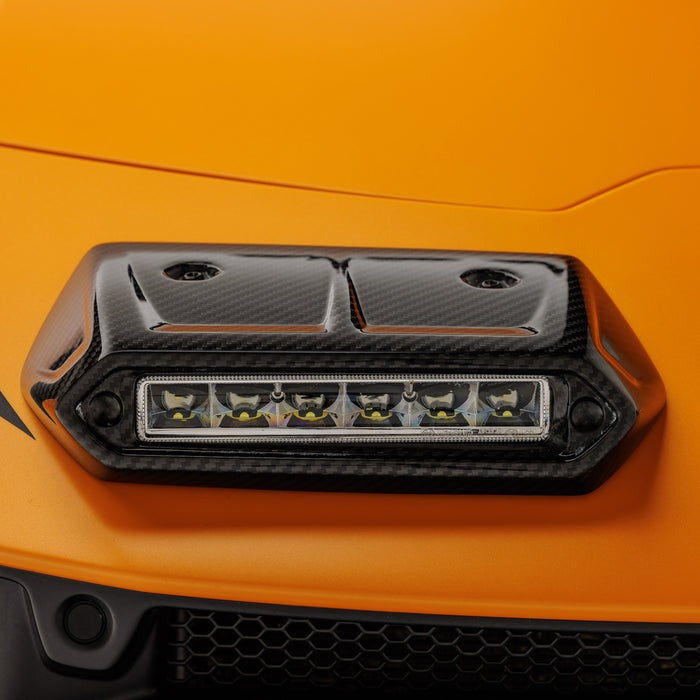 Vorsteiner Sterrato VRS Aero Fog Light Covers Carbon Fiber PP 2x2 Glossy For Lamborghini Huracan