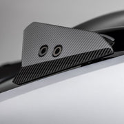 Vorsteiner Performante Edizione Aero Roof Spoiler End Caps Carbon Fiber PP 2x2 Glossy For Lamborghini Urus