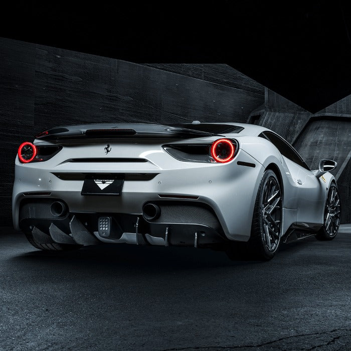 Vorsteiner Diavolo Carbon Fiber Decklid Spoiler For Ferrari 488