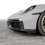 Vorsteiner Aero Front Spoiler w/ Side Fins For Porsche 992 Turbo S (Glossy)