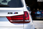 IND F85 X5M Painted Trunk Emblem (Gloss Black)