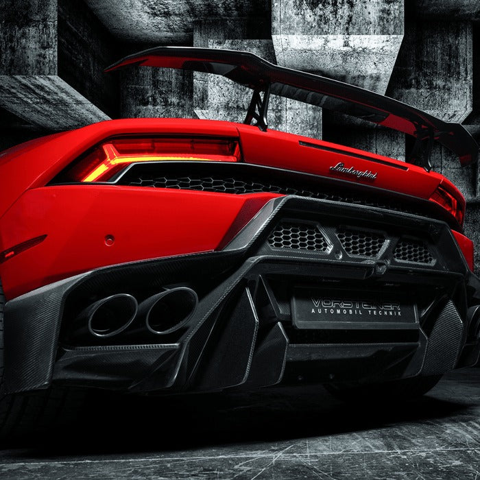 Vorsteiner Edizione Aero Rear Bumper w/ Rear Diffuser For Lamborghini Huracan Novara