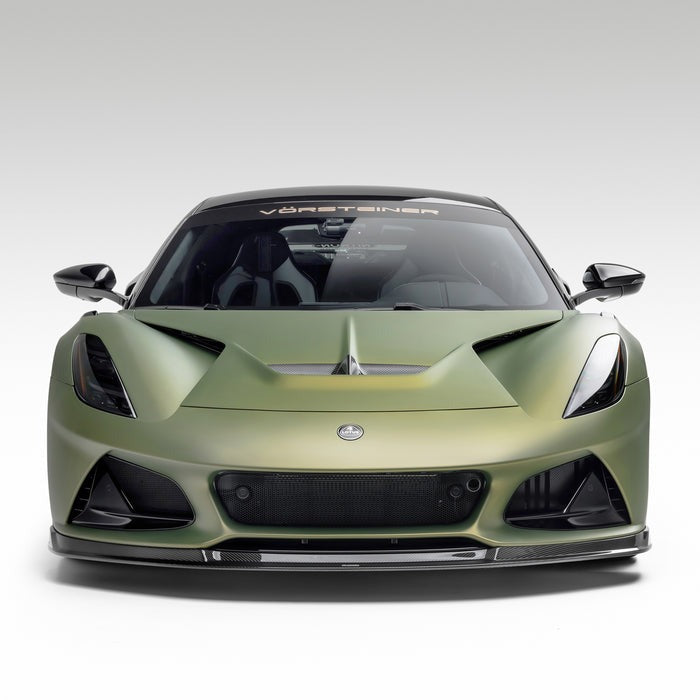 Vorsteiner LR-52 Front Spoiler Carbon Fiber PP 2X2 Satin For Lotus Emira