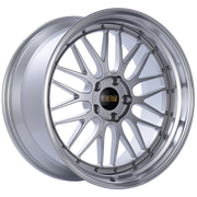 BBS LM 20x10 5x120 ET20 Diamond Silver Center Diamond Cut Lip Wheel -82mm PFS/Clip Required