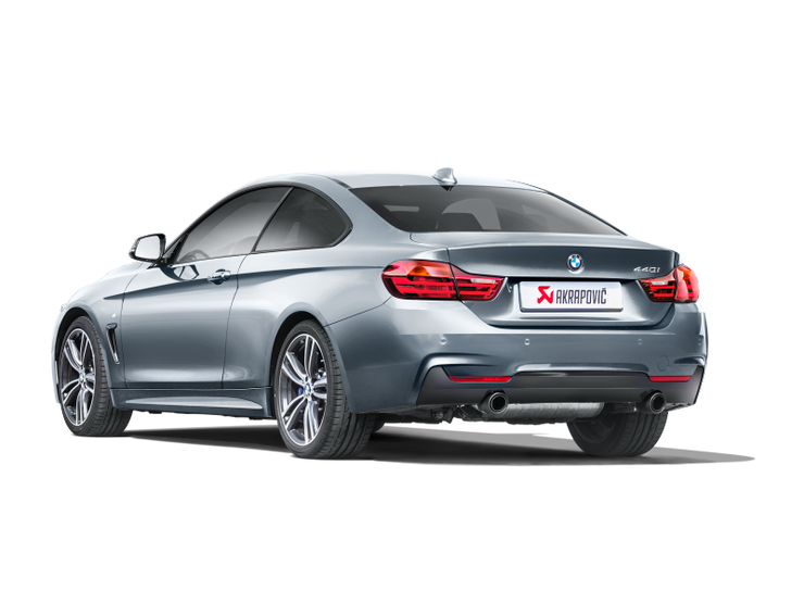 Akrapovic 16-17 BMW 340i (F30 F31) Evolution Line Cat Back (SS) w/ Carbon Tips (Req. Link Pipe)