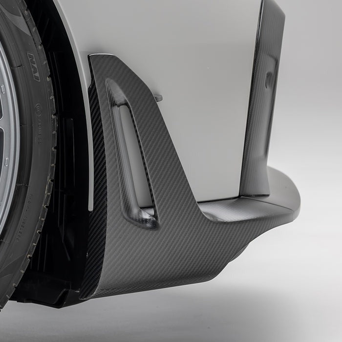 Vorsteiner Aero Front Spoiler Winglets For Porsche 992 Turbo S (Satin)