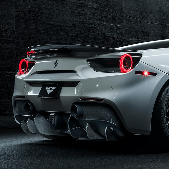 Vorsteiner Diavolo Carbon Fiber Decklid Spoiler For Ferrari 488