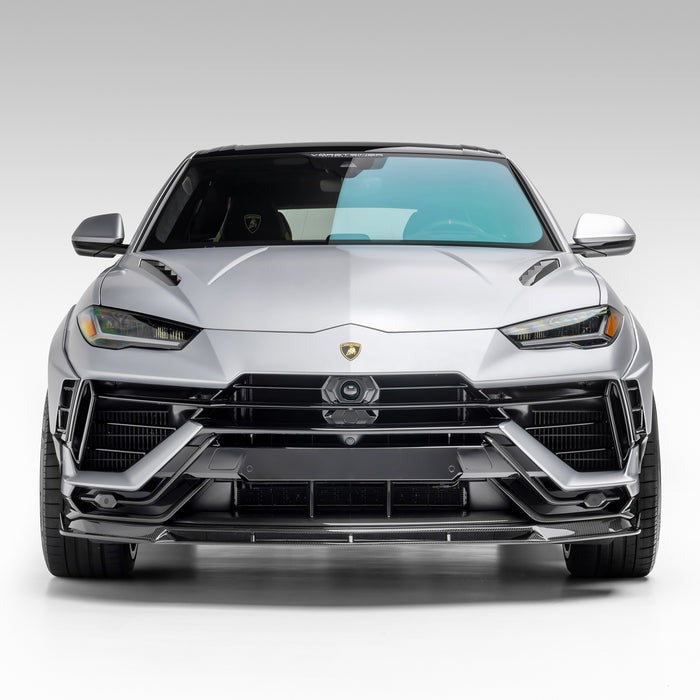 Vorsteiner Performante Edizione Aero Front Spoiler Carbon Fiber PP 2x2 Glossy For Lamborghini Urus