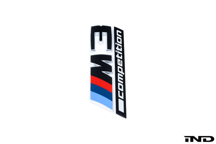 IND BMW G80 M3 LCI Competition Black Trunk Emblem