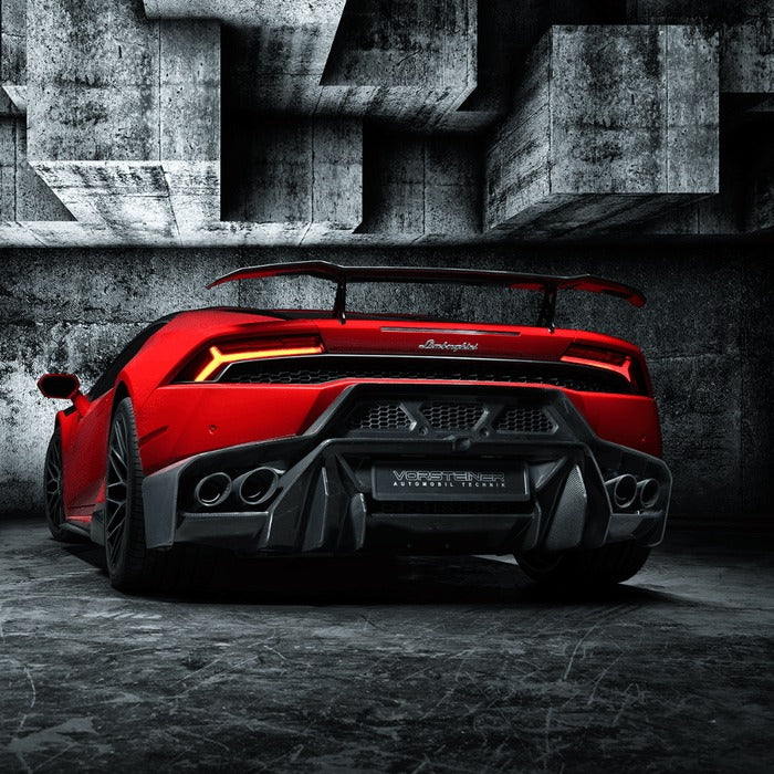 Vorsteiner Edizione Aero Rear Bumper w/ Rear Diffuser For Lamborghini Huracan Novara