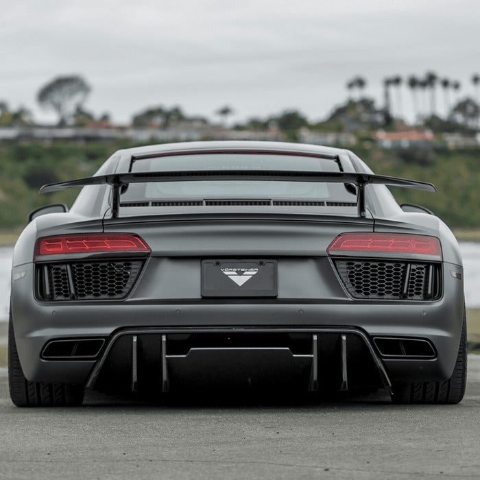 Vorsteiner Carbon Fiber Rear Diffuser V-Style For Audi R8