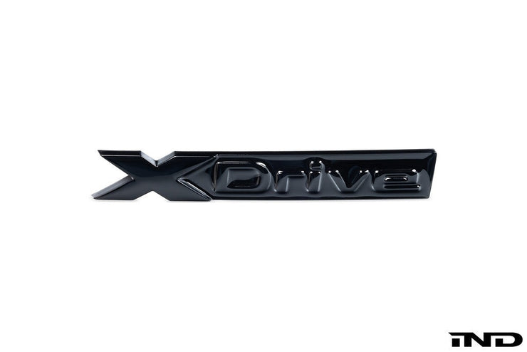 IND G20 3-Series xDrive Painted Trunk Emblem (Gloss Black)