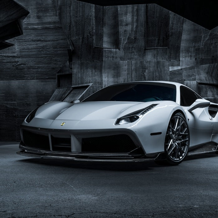 Vorsteiner Diavolo Carbon Fiber Front Spoiler For Ferrari 488