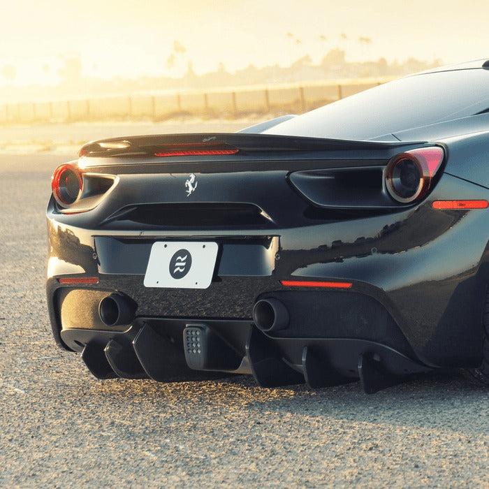 Vorsteiner Diavolo Carbon Fiber Rear Diffuser Fins For Ferrari 488 (set of 6)