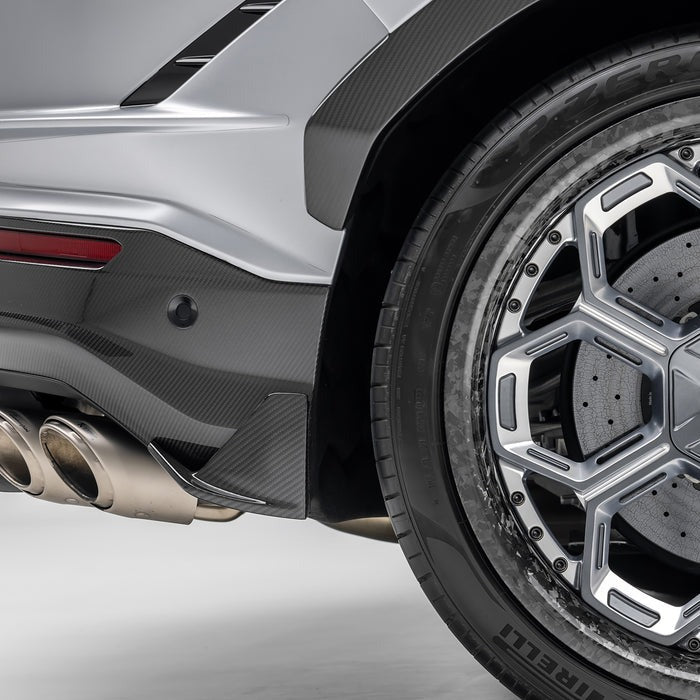Vorsteiner Performante Edizione Aero Side Fins Carbon Fiber PP 2x2 Glossy For Lamborghini Urus