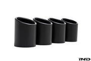 IND F90 M5 Exhaust Tip Set - Matte Black
