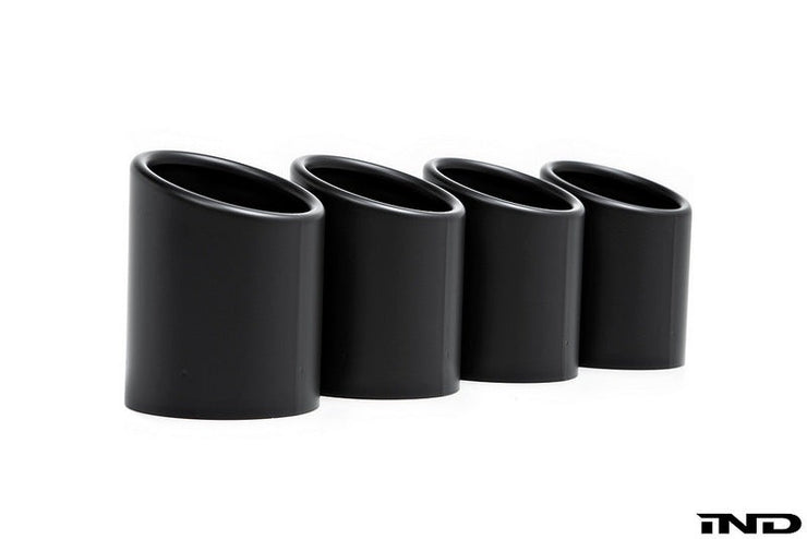 IND F90 M5 Exhaust Tip Set - Matte Black