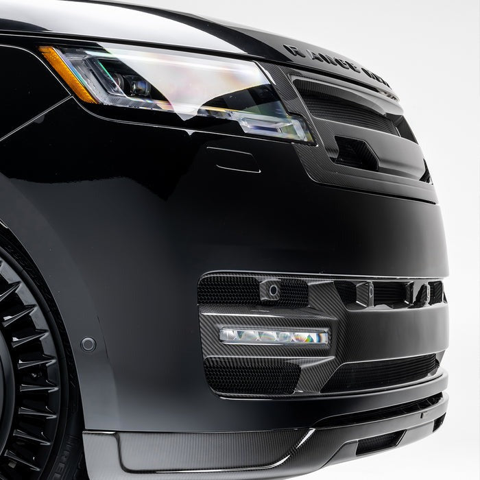 Vorsteiner Kensington Front Middle Grille Carbon Fiber PP 2X2 Satin For Land Rover Range Rover L460