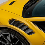 Vorsteiner Vicenza Edizione Aero Front Fenders w/Integrated Vents and Splash Shields (Carbon Matrix) For Lamborghini Huracan Performante