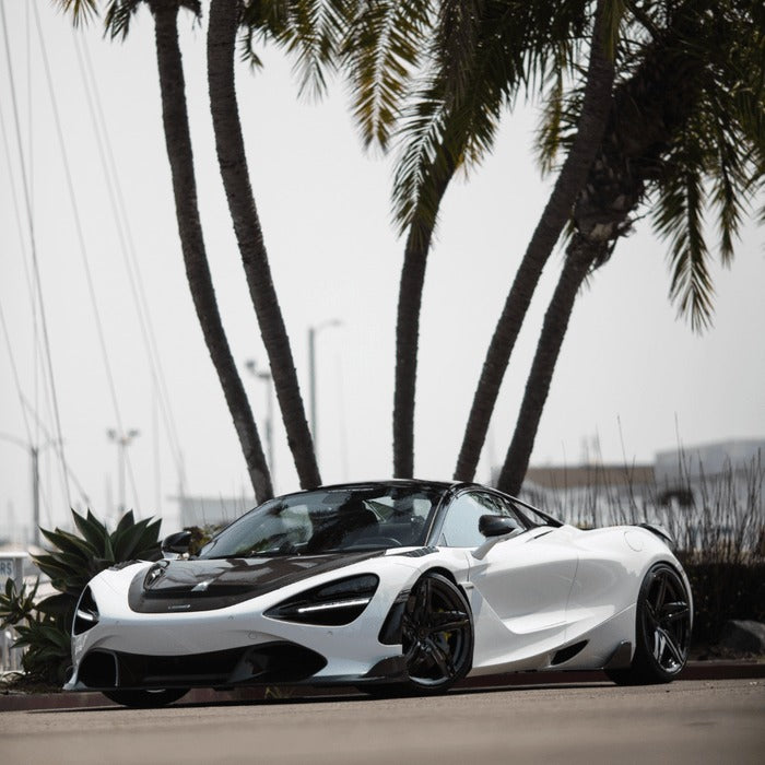 Vorsteiner Silverstone Edition Aero Front Fenders w/ Integrated Vents For McLaren 720S Spyder (Glossy)