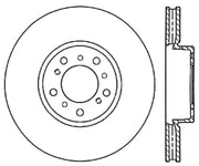 StopTech 01-06 BMW M3 Drilled Right Front Rotor