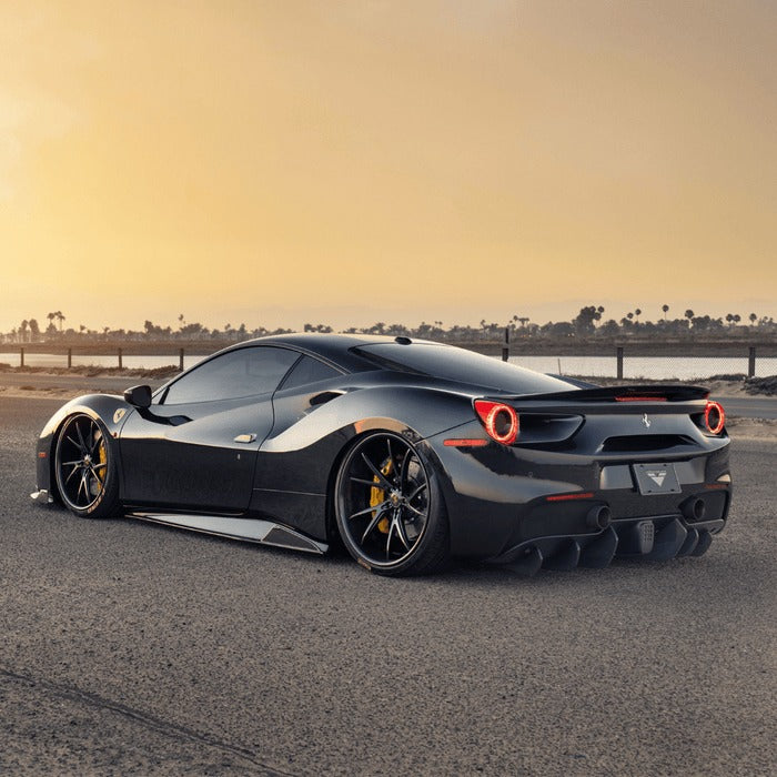 Vorsteiner Diavolo Carbon Fiber Rear Diffuser Fins For Ferrari 488 (set of 6)
