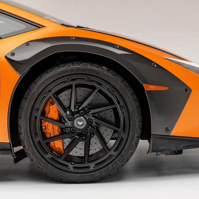 Vorsteiner Sterrato VRS Aero Fender Flares Carbon Fiber PP 2x2 Glossy For Lamborghini Huracan