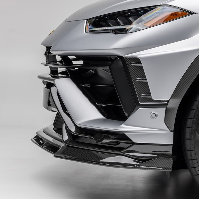 Vorsteiner Performante Edizione Aero Front Spoiler Carbon Fiber PP 2x2 Glossy For Lamborghini Urus