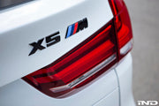IND F85 X5M Painted Trunk Emblem (Gloss Black)