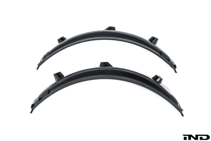 IND BMW G80 M3 European Rear Wheel Arch Trim Set (Factory BMW Matte Black)