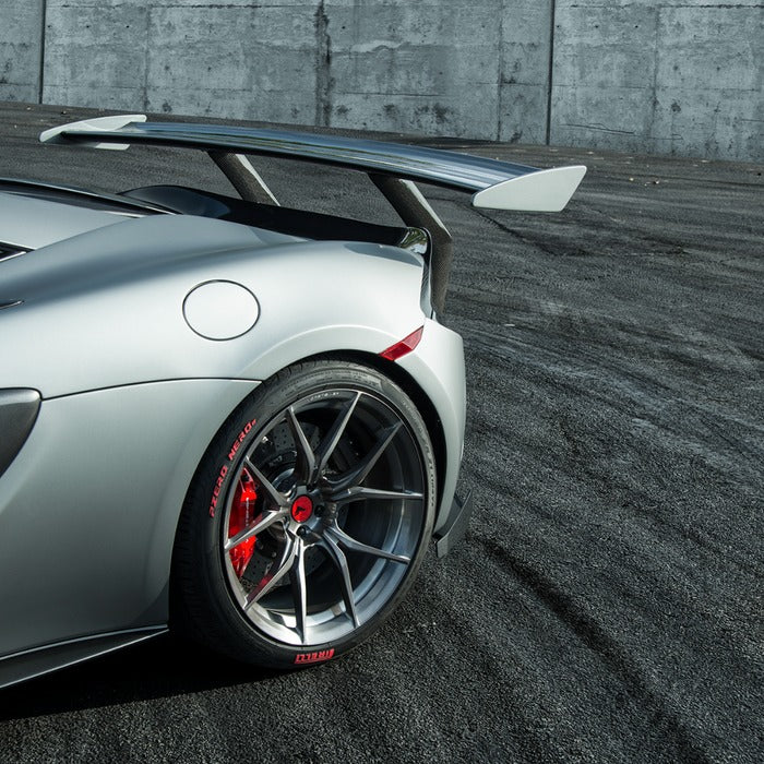 Vorsteiner VX Aero Wing Blade Carbon Fiber w/ Carbon Fiber Uprights For Mclaren 570S
