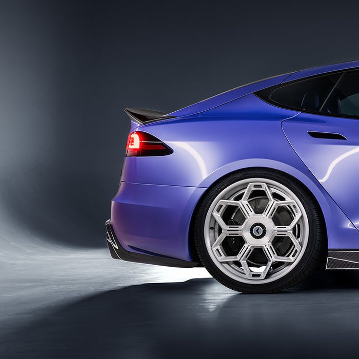 Vorsteiner VRS Decklid Spoiler Carbon Fiber PP 2x2 Glossy For Tesla Model S Plaid (2021-2022 Only)