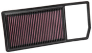 K&N 16-18 Fiat 500L/500X L4-1.3L Diesel Replacement Drop In Air Filter