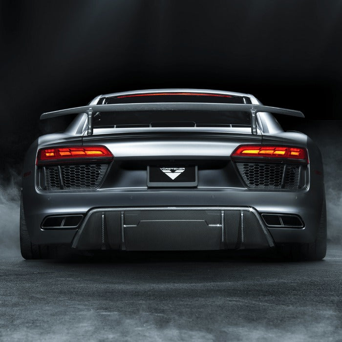Vorsteiner Carbon Fiber Rear Diffuser V-Style For Audi R8