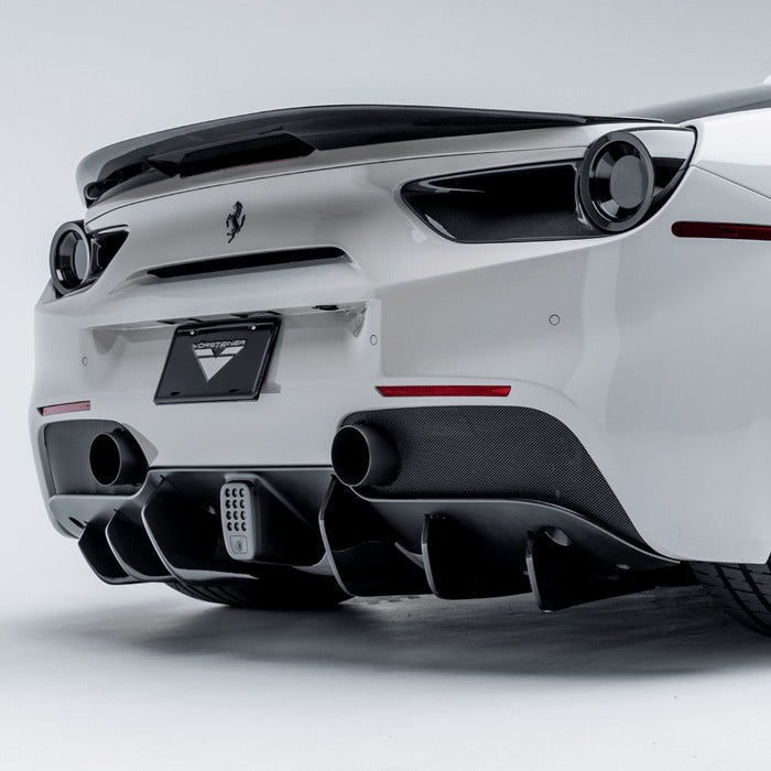 Vorsteiner Diavolo Carbon Fiber Rear Diffuser Fins For Ferrari 488 (set of 6)