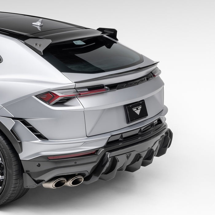 Vorsteiner Performante Edizione Aero Rear Diffuser Carbon Fiber PP 2x2 Glossy For Lamborghini Urus