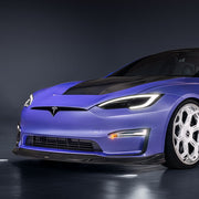 Vorsteiner VRS Aero Hood Carbon Fiber PP 2x2 Glossy For Tesla Model S Plaid