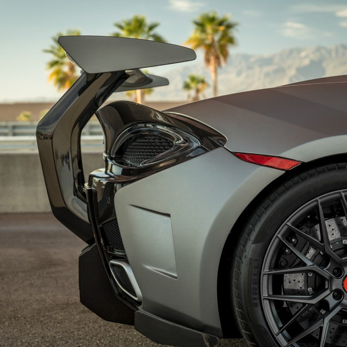 Vorsteiner VX Aero Wing Blade Carbon Fiber w/ Carbon Fiber Uprights For Mclaren 570S