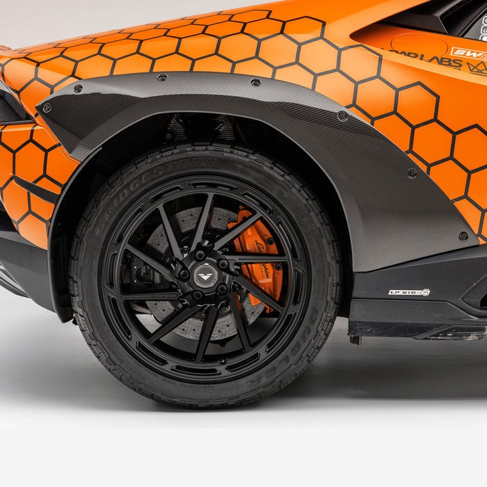Vorsteiner Sterrato VRS Aero Fender Flares Carbon Fiber PP 2x2 Glossy For Lamborghini Huracan