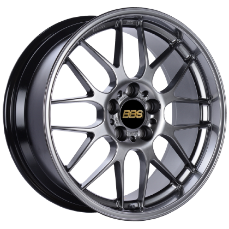 BBS RG-R 19x8.5 5x120 ET32 Diamond Black Wheel -82mm PFS/Clip Required