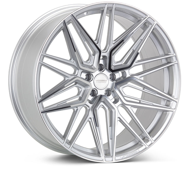 Vossen HF-7 22x10.5 / 5x112 / ET25 / Deep Face / 66.5 - Silver Polished Wheel