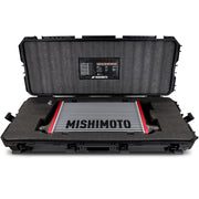 Mishimoto Universal Carbon Fiber Intercooler - Matte Tanks - 450mm Black Core - S-Flow - BL V-Band