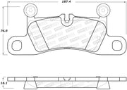 StopTech 11-17 Volkswagen Touareg Street Performance Rear Brake Pads