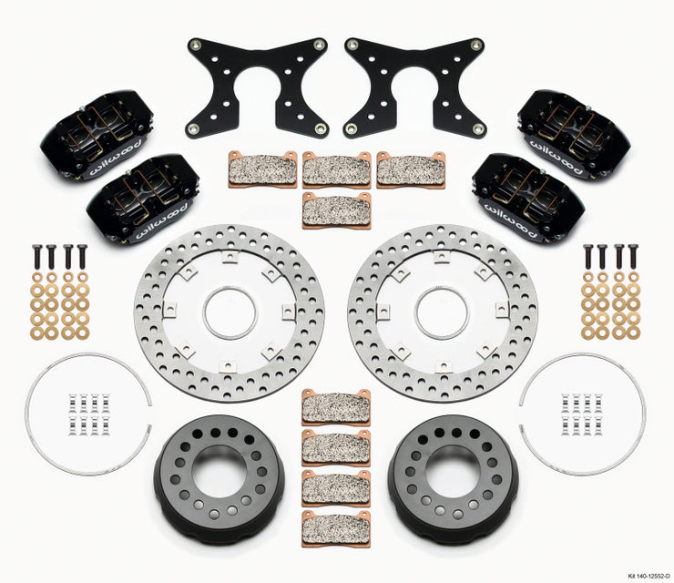 Wilwood Dynapro Lug Mount Dual Rear Dynamic Kit SA Drilled Big Ford New Style 2.50in Offset