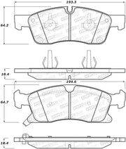 StopTech Street Brake Pads - Front